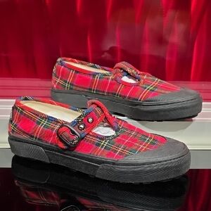 Vans Style 93 Plaid Red/Black Mary Jane – Men’s 7 / Women’s 8.5